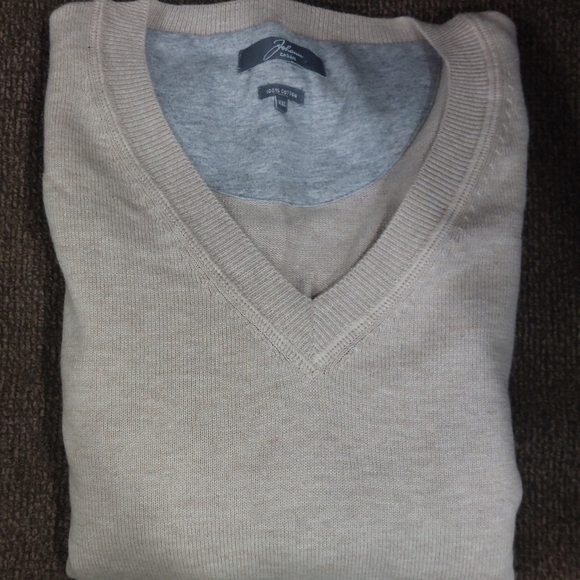 Johann Konen Men's Pullover Designer Sweater Size XXL Classic Preppy V-neckline - Picture 14 of 14